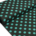 Tela Estampada de 100% Algodón 44" Polka Dots Grandes, Fern - 1 yarda