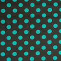 Tela Estampada de 100% Algodón 44" Polka Dots Grandes, Fern - 1 yarda