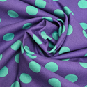 100% Cotton Printed Fabric, 44/45" Green Stripes
