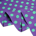 100% Cotton Printed Fabric, 44/45" Green Stripes