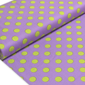 Tela Estampada de 100% Algodón 44" Polka Dots Grandes, Orchid - 1 yarda
