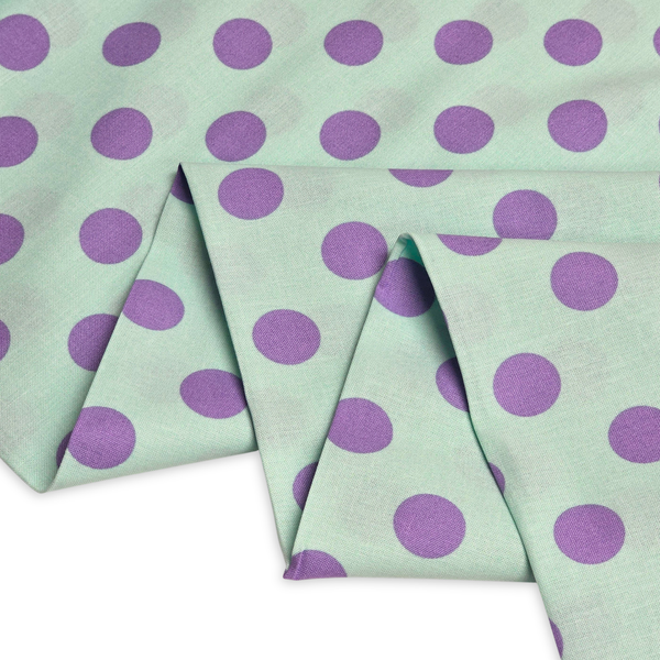 100% Cotton Printed Fabric, 44/45" Green Stripes