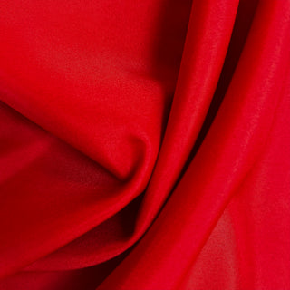 Red, 100% Polyester Pongee - 58" Wide; 1 Yard