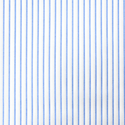 Tela Estampada de 100% Algodón 44" Rayas Finas, Azul - 1 yarda