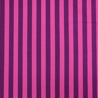 Tela Estampada de 100% Algodón 44" Rayas, Foxglove - 1 yarda