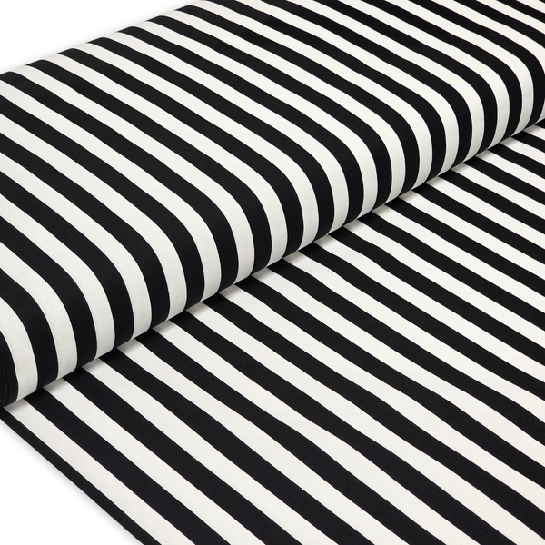 Tela Estampada de 100% Algodón 44" Rayas, Paper - 1 yarda