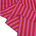 Tela Estampada de 100% Algodón 44" Rayas, Peony - 1 yarda