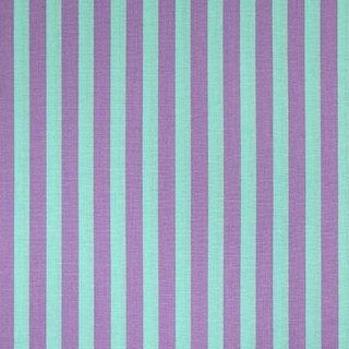 Tela Estampada de 100% Algodón 44" Rayas, Petunia - 1 yarda