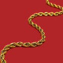 Cadena de Cuerda con Cierre de Langosta - Stainless Steel , 1 pieza