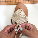 Taller de Sandalias en Macramé (Fischer.co por Bcreations)