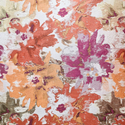 Tela Brocado 118”, Flores Abstractas con Detalles Dorados – 1 yarda