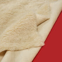 Ivory, Faux Fur Fabric / Tela de Peluche - 60" Wide - SOLO PICKUP