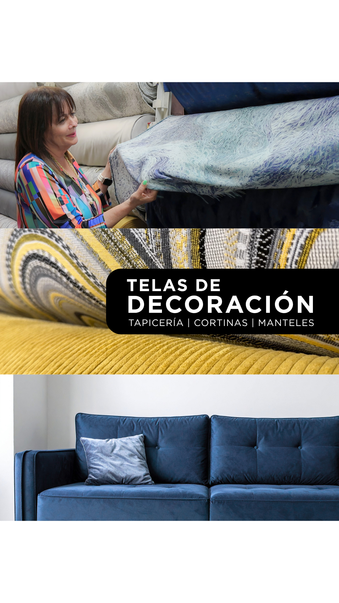 Telas de decoracion   mobile banner en espanol