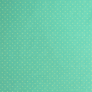 Tela Estampada de 100% Algodón 44" Polka Dots Pequeños, Peacock - 1 yarda