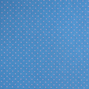 Tela Estampada de 100% Algodón 44" Polka Dots Pequeños, Sky - 1 yarda