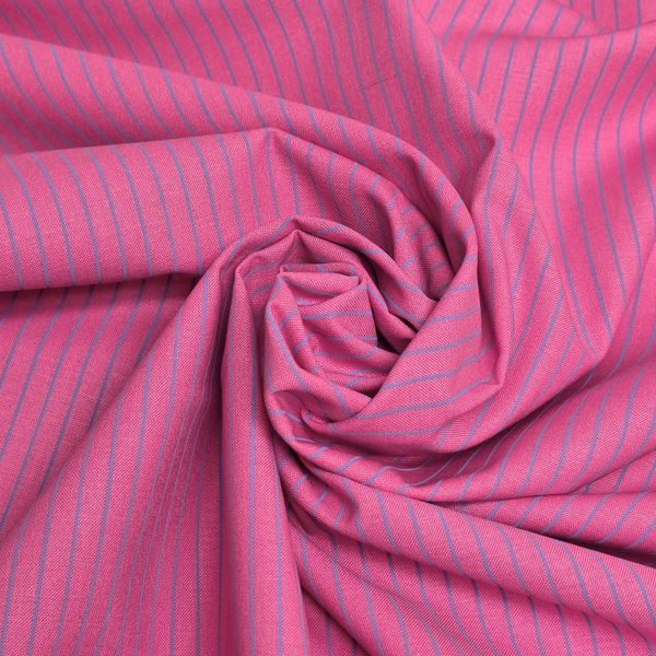 Tela Estampada de 100% Algodón 44" Rayas Finas, Mystic - 1 yarda