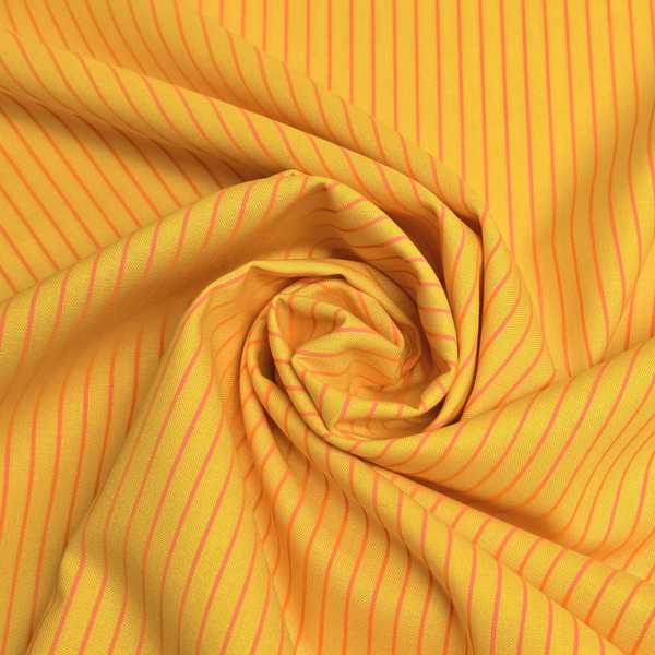 100% Cotton Printed Fabric, 44/45" Green Stripes