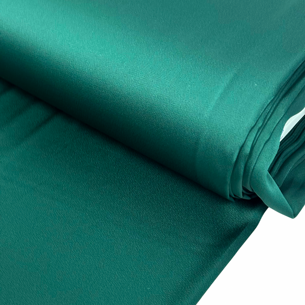 Tela Charmeuse 58", 1 yarda - Verde "Hunter"