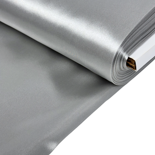 Tela Bright Satin 60", 1 yarda - Plateado