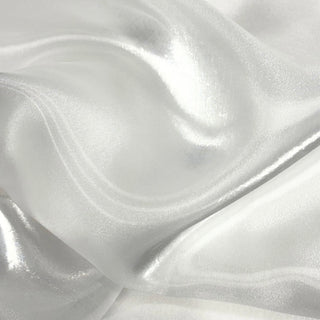 Tela Liquid Look Organza 60", 1 yarda - Blanco