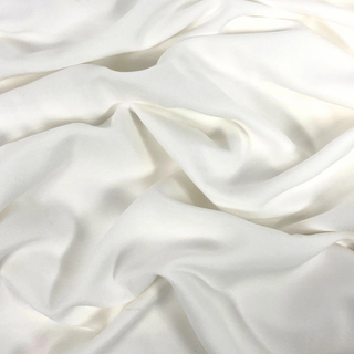 Tela Rayon Twill 60", 1 yarda - Blanco