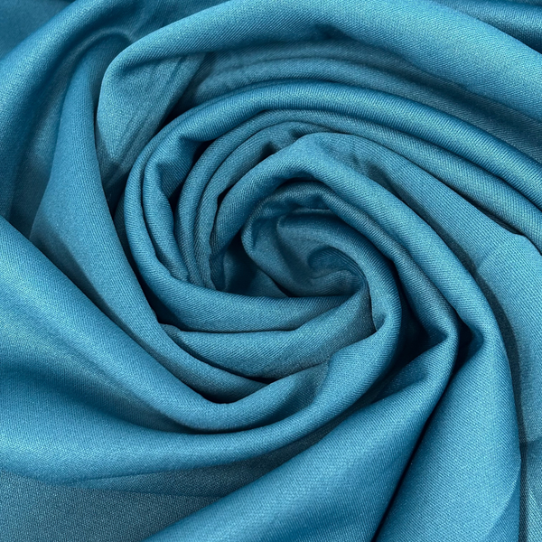 Tela Roman Crepé 60", 1 yarda - Aqua