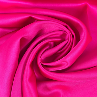 Tela Miyuki Satin 60", 1 yarda - Barbie Pink