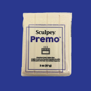 Arcilla Polimérica Premo, Brillantina Blanco Escarcha, 1 pieza