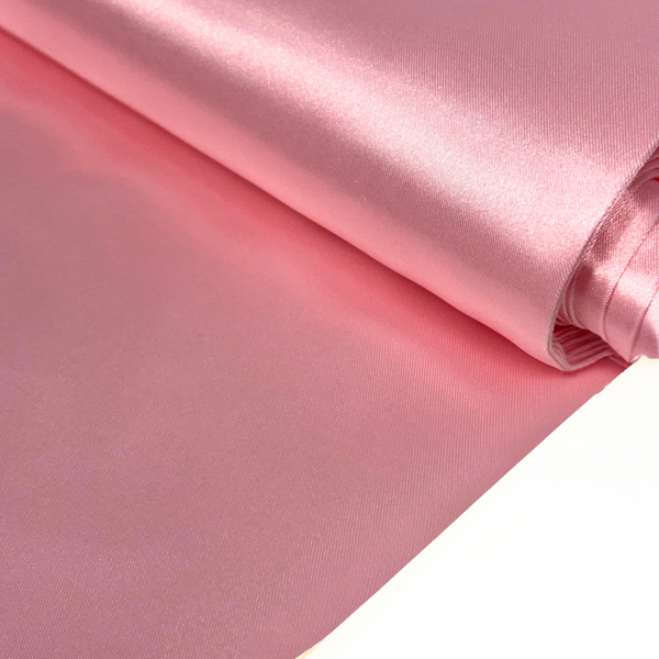Tela Bright Satin 60", 1 yarda - Rosa Claro