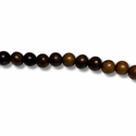 Round Oak Wood Beads - 10mm