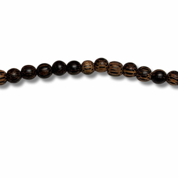 Cuentas Redondas de Madera Palm Wood - 12mm