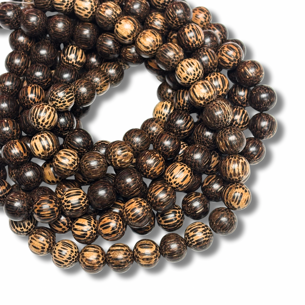 Cuentas Redondas de Madera Palm Wood - 15mm
