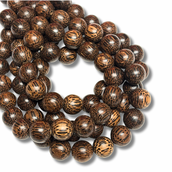 Cuentas Redondas de Madera Palm Wood - 20mm