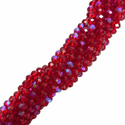 Crystal Rondelle - Iridescent Red - 2mm