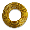 Aluminum Wire – 9 Gauge (3mm), Yellow – 27.5 Yard Roll