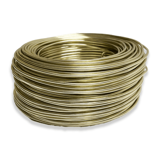 Aluminum Wire – 12 Gauge (2mm), Gold – 60 Yard Roll