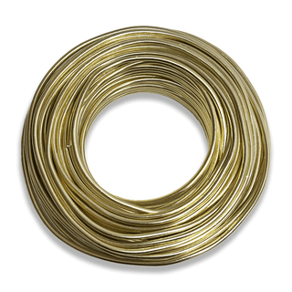 Aluminum Wire – 9 Gauge (3mm), Gold – 27.5 Yard Roll