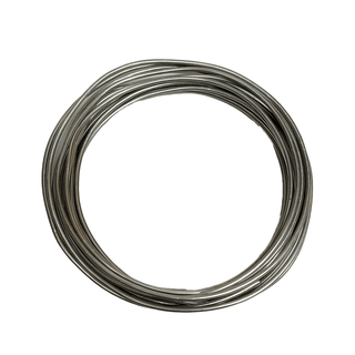 Aluminum Wire – 12 Gauge (2mm), Silver – 5 Yard Roll