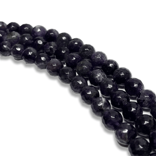 Amethyst Smooth Faceted Bead, 10mm -1 strand