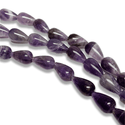 Cuentas en Forma de Gotas de Amatista - Aprox. 15mm