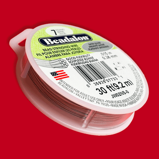 Beadalon, Bead Stringing Wire, .015"/30ft- Silver