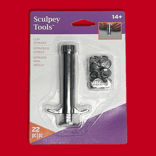 Sculpey Polymer Clay Extruder ; 22 pieces