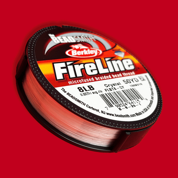 Fire Line Beading Thread, Crystal, 8lbs