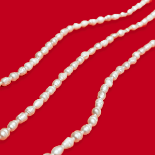 Perlas de Agua Dulce 5x4mm – Rice Shape / Freshwater Pearls