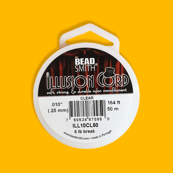 Illusion Cord, Nylon Monofilament, Clear