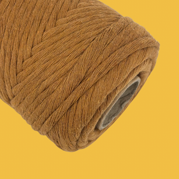 Hilo para Macramé de 4 mm 100% Algodón, 110 yardas - Bronce