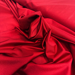 Licra/Lycra Serene, 58" Wide- 100% Polyester, Four Way Stretch- Red