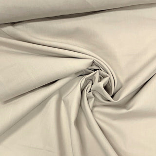 Beige, Poly/Cotton Broadcloth (Tremode) Fabric - 45" Wide; 1 Yard