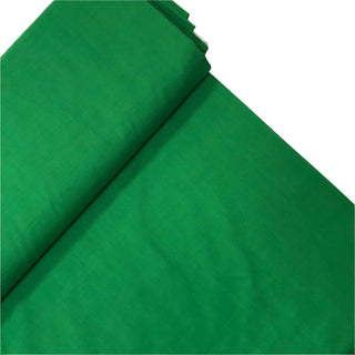 Kelly Green, Poly/Cotton Broadcloth (Tremode) Fabric - 45" Wide; 1 Yard