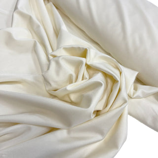 Licra/Lycra Serene, 58" Wide- 100% Polyester, Four Way Stretch- Ivory